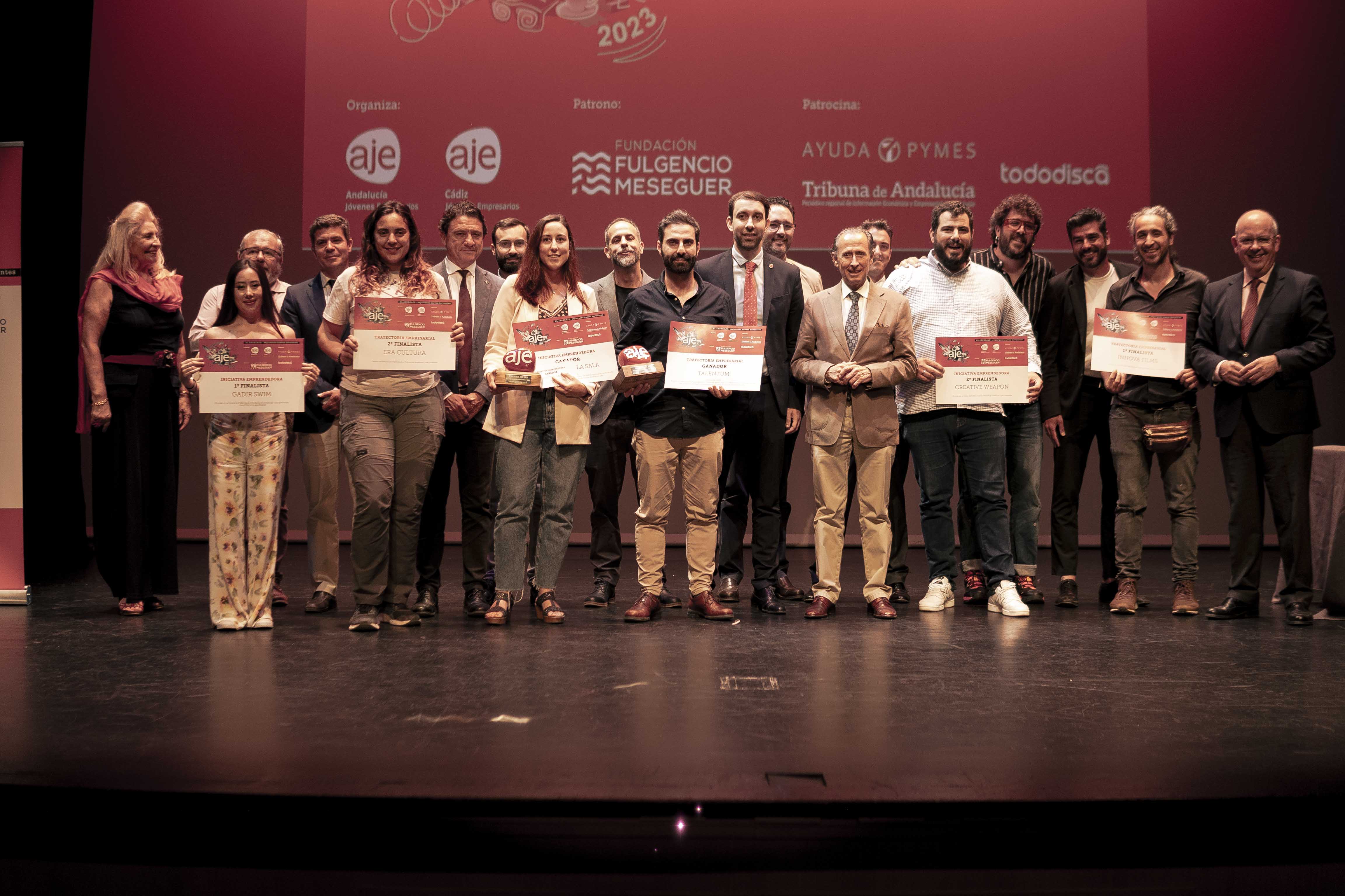 PRODUCTOS LA SALÁ Y TALENTUM, GANADORAS DE LOS PREMIOS AJE CÁDIZ 2023 ...